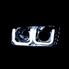 Load image into Gallery viewer, ANZO 1999-2006 Gmc Sierra 1500 Projector Headlights w/ U-Bar Black Headlights ANZO
