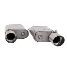 Load image into Gallery viewer, BBK Vari-Tune Axle Back Exhaust Kit 2 Adjustable Performance Mufflers 2-3/4 Pipe 4 in. Tips Axle Back BBK
