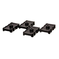 Energy Suspension 73-78 Chrysler Black Leaf Spring Isolator Set w/ Ribbed Sides Bushing Kits Energy Suspension