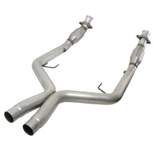 Load image into Gallery viewer, BBK 05-10 Mustang 4.6 GT High Flow X Pipe With Catalytic Converters - 2-3/4 Catback BBK
