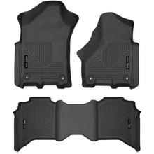 Load image into Gallery viewer, Husky Liners 19-21 Ram 2500/3500 Crew Cab Weatherbeater Black Front &amp; 2nd Seat Floor Liners Floor Mats - Rubber Husky Liners
