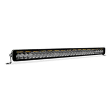 Load image into Gallery viewer, Go Rhino Xplor Blackout Combo Series Dbl Row LED Light Bar w/Amber (Side/Track Mount) 32in. - Blk Light Bars &amp; Cubes Go Rhino   
