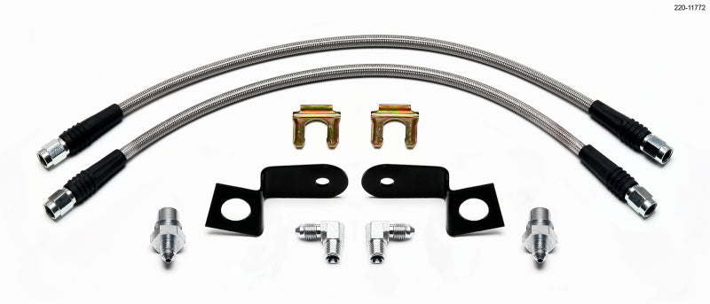 Wilwood Flexline Kit 2006-10 Magnum/Chrger/Challngr/300C Rear Brake Line Kits Wilwood