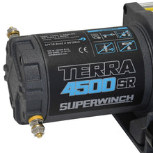 Load image into Gallery viewer, Superwinch 4500 LBS 12V DC 1/4in x 50ft Synthetic Rope Terra 4500SR Winch - Gray Wrinkle Winches Superwinch
