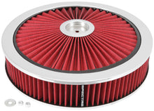 Load image into Gallery viewer, Spectre ExtraFlow HPR Air Cleaner Assembly 14in. x 3in. - Red Air Filters - Universal Fit Spectre
