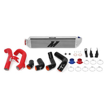 Load image into Gallery viewer, Mishimoto 2016+ Honda Civic 1.5T / 2017+ Honda Civic Si Silver Intercooler Kit w/Red Pipes Intercooler Kits Mishimoto
