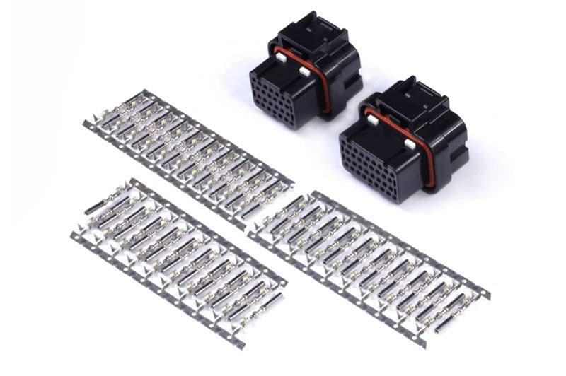 Haltech AMP 26 & 34 Pin 4 Row 3 Keyway Superseal Connector Set Plug & Pins Wiring Connectors Haltech