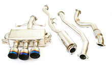 Load image into Gallery viewer, Invidia 17-19 Honda Civic Type R Q300 Triple Titanium Tip Cat-back Exhaust Catback Invidia
