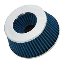Load image into Gallery viewer, Spectre Adjustable Conical Air Filter 2-1/2in. Tall (Fits 3in. / 3-1/2in. / 4in. Tubes) - Blue Air Filters - Universal Fit Spectre
