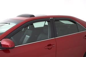 AVS 05-18 Toyota Hilux Access Cab Ventvisor Outside Mount Window Deflectors 4pc - Smoke Wind Deflectors AVS   