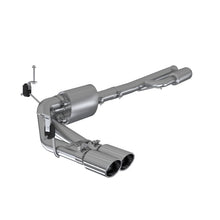 Load image into Gallery viewer, MBRP 2019+ Chevrolet Silverado 1500 4.5L/5.3L Pre-Axle Dual Side Exite w/ 4in OD Tip - AL Catback MBRP
