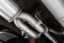 Load image into Gallery viewer, MBRP 19-21 Chevy Silverado 1500 6.2L 2.5in Dual Split Rear Cat Back w/ Quad Carbon Fiber Tips- T304 Catback MBRP
