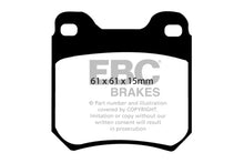 Load image into Gallery viewer, EBC 97-01 Cadillac Catera 3.0 Redstuff Rear Brake Pads Brake Pads - Performance EBC   
