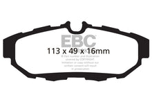 Load image into Gallery viewer, EBC 10-14 Ford Mustang 3.7 Greenstuff Rear Brake Pads Brake Pads - Performance EBC   
