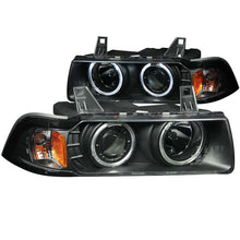 Load image into Gallery viewer, ANZO 1992-1998 BMW 3 Series E36 Projector Headlights w/ Halo Black (CCFL) G2 Headlights ANZO
