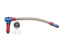 Load image into Gallery viewer, Russell Performance -6 AN to 3/8in Female NPT ProFlex Demon Carb Dual Inlet Carb Kit (Red/Blue) Carburetor Fuel Inlet Kits Russell

