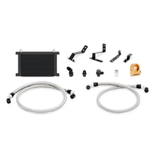 Load image into Gallery viewer, Mishimoto 2016+ Chevy Camaro Oil Cooler Kit w/ Thermostat - Black Oil Coolers Mishimoto
