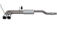 Load image into Gallery viewer, QTP 14-18 Chevy Silverado 1500 4.8L/5.3L EC/CC SB 304SS Screamer Cat-Back Side Exit w/4.5in Tips Catback QTP
