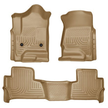Load image into Gallery viewer, Husky Liners 2015 Chevy/GMC Tahoe/Yukon WeatherBeater Combo Tan Floor Liners Floor Mats - Rubber Husky Liners
