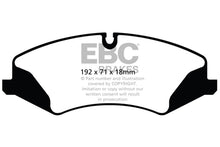 Load image into Gallery viewer, EBC 14+ Land Rover LR4 3.0 Supercharged Greenstuff Front Brake Pads Brake Pads - Performance EBC   
