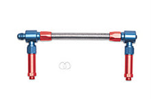 Load image into Gallery viewer, Russell Performance -8 AN to -8 AN ProFlex Holley 4150 Dual Inlet Carb Kit (Red/Blue) Carburetor Fuel Inlet Kits Russell
