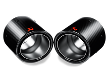 Load image into Gallery viewer, Akrapovic 09-12 Volkswagen Golf GTD (VI) Tail Pipe Set (Carbon) Tips Akrapovic   
