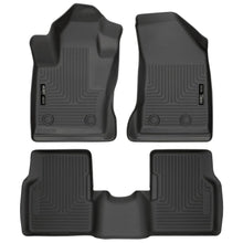 Load image into Gallery viewer, Husky Liners 2017 Jeep Compass Weatherbeater Black Front &amp; 2nd Seat Floor Liners Floor Mats - Rubber Husky Liners
