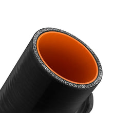 Load image into Gallery viewer, Mishimoto 2.5in Black Silicone Coupler w/ 1/8in NPT Bung Silicone Couplers &amp; Hoses Mishimoto
