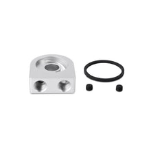 Load image into Gallery viewer, Mishimoto Silver M20 Oil Sandwich Plate Oil Filter Blocks Mishimoto
