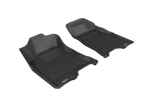 Load image into Gallery viewer, 3D MAXpider 2004-2012 Chevrolet/GMC Colorado/Canyon Crew Cab Kagu 1st Row Floormat - Black Floor Mats - Rubber 3D MAXpider   
