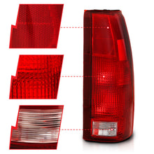 Load image into Gallery viewer, ANZO 1988-1999 Chevy C1500 Taillight Red/Clear Lens (OE Replacement) Tail Lights ANZO
