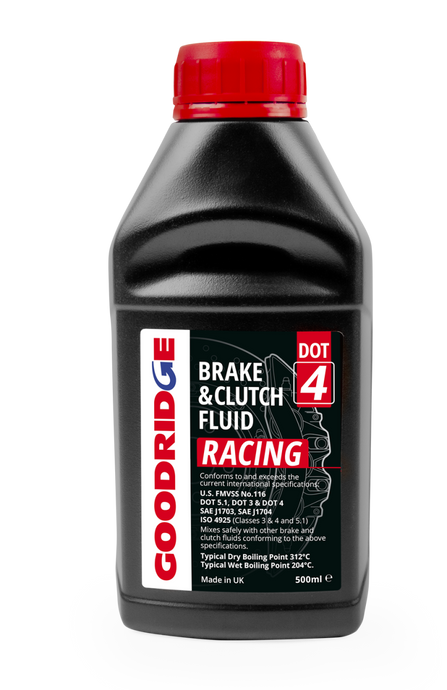 Goodridge 500ML Racing Dot 4 Brake Fluid - Single Brake Fluid Goodridge   