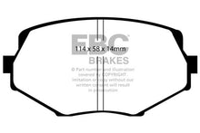 Load image into Gallery viewer, EBC 94-01 Mazda Miata MX5 1.8 Ultimax2 Front Brake Pads Brake Pads - OE EBC   

