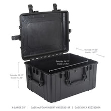 Load image into Gallery viewer, Go Rhino XVenture Gear Hard Case - Extra LG 25in. / Lockable / IP67 / Automatic Air Valve - Tex. Blk Cargo Boxes &amp; Bags Go Rhino
