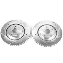 Load image into Gallery viewer, Power Stop 15-17 Lexus NX200t Front Evolution Drilled &amp; Slotted Rotors - Pair Brake Rotors - Slot &amp; Drilled PowerStop   
