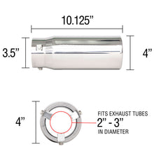 Load image into Gallery viewer, Spectre Exhaust Tip 4in. Resonated Tips Spectre
