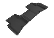 3D MAXpider 2016-2020 Hyundai Tucson Kagu 2nd Row Floormats - Black Floor Mats - Rubber 3D MAXpider   