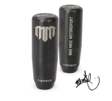 Load image into Gallery viewer, NRG Universal Shift Knob - Heavy Weight - Mad Mike Signature Short Shifter - Black Chrome Shift Knobs NRG

