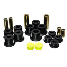 Load image into Gallery viewer, Energy Suspension 94-97 Ford F Super Duty Black Leaf Spring Bushing Set Bushing Kits Energy Suspension
