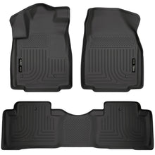 Load image into Gallery viewer, Husky Liners 09-12 Honda Pilot (All) WeatherBeater Combo Black Floor Liners (One Piece for 2nd Row) Floor Mats - Rubber Husky Liners
