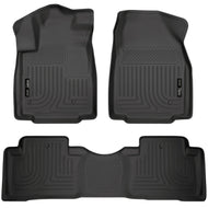 Husky Liners 09-12 Honda Pilot (All) WeatherBeater Combo Black Floor Liners (One Piece for 2nd Row) Floor Mats - Rubber Husky Liners