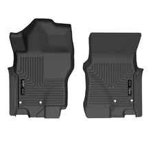Load image into Gallery viewer, Husky Liners 2022 Nissan Frontier King Cab Ext. Cab/CC WeatherBeater Black Front Floor Liners Floor Mats - Rubber Husky Liners
