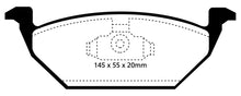 Load image into Gallery viewer, EBC 98-99 Volkswagen Beetle 2.0 Redstuff Front Brake Pads Brake Pads - Performance EBC   
