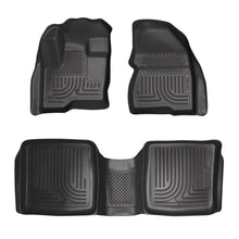 Load image into Gallery viewer, Husky Liners 09-12 Ford Flex/10-12 Lincoln MKT WeatherBeater Combo Black Floor Liners Floor Mats - Rubber Husky Liners
