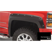 Load image into Gallery viewer, Bushwacker 16-18 Chevy Silverado 1500 Fleetside Pocket Style Flares 4pc 69.3in Bed - Black Fender Flares Bushwacker
