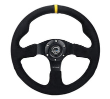 Load image into Gallery viewer, NRG Reinforced Steering Wheel (320mm) Alcantara Steering Wheel w/ Black Stitching Steering Wheels NRG
