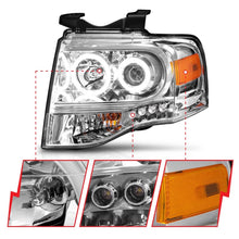 Load image into Gallery viewer, ANZO 2007-2014 Ford Expedition Projector Headlights Chrome Headlights ANZO
