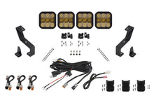 Load image into Gallery viewer, Diode Dynamics SS5 Grille CrossLink Lightbar Kit for 2019-Present Ram - Sport Yellow Combo Light Bars &amp; Cubes Diode Dynamics   
