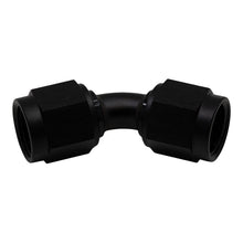 Load image into Gallery viewer, DeatschWerks 6AN Flare Female Swivel 45-Degree to 6AN Flare Female Swivel - Anodized Matte Black Fittings DeatschWerks
