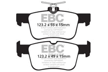 Load image into Gallery viewer, EBC 13+ Ford Fusion 1.6 Turbo Redstuff Rear Brake Pads Brake Pads - Performance EBC   
